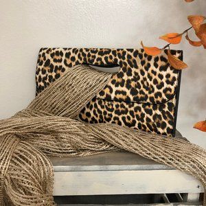 Leopard Print Clutch